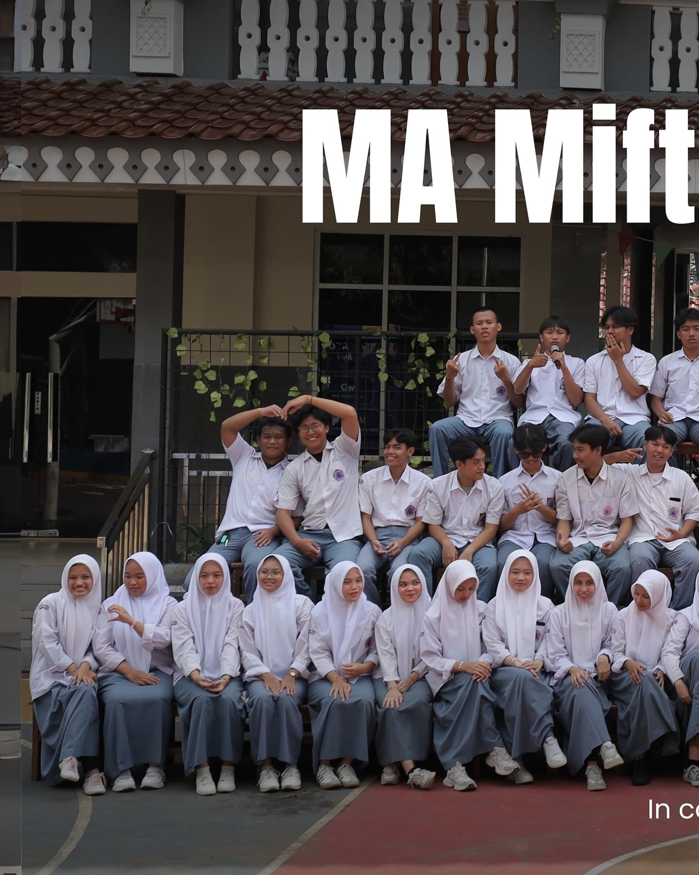 Class-of video and photo session, 25th cohort of MA Miftahul Umam Jakarta