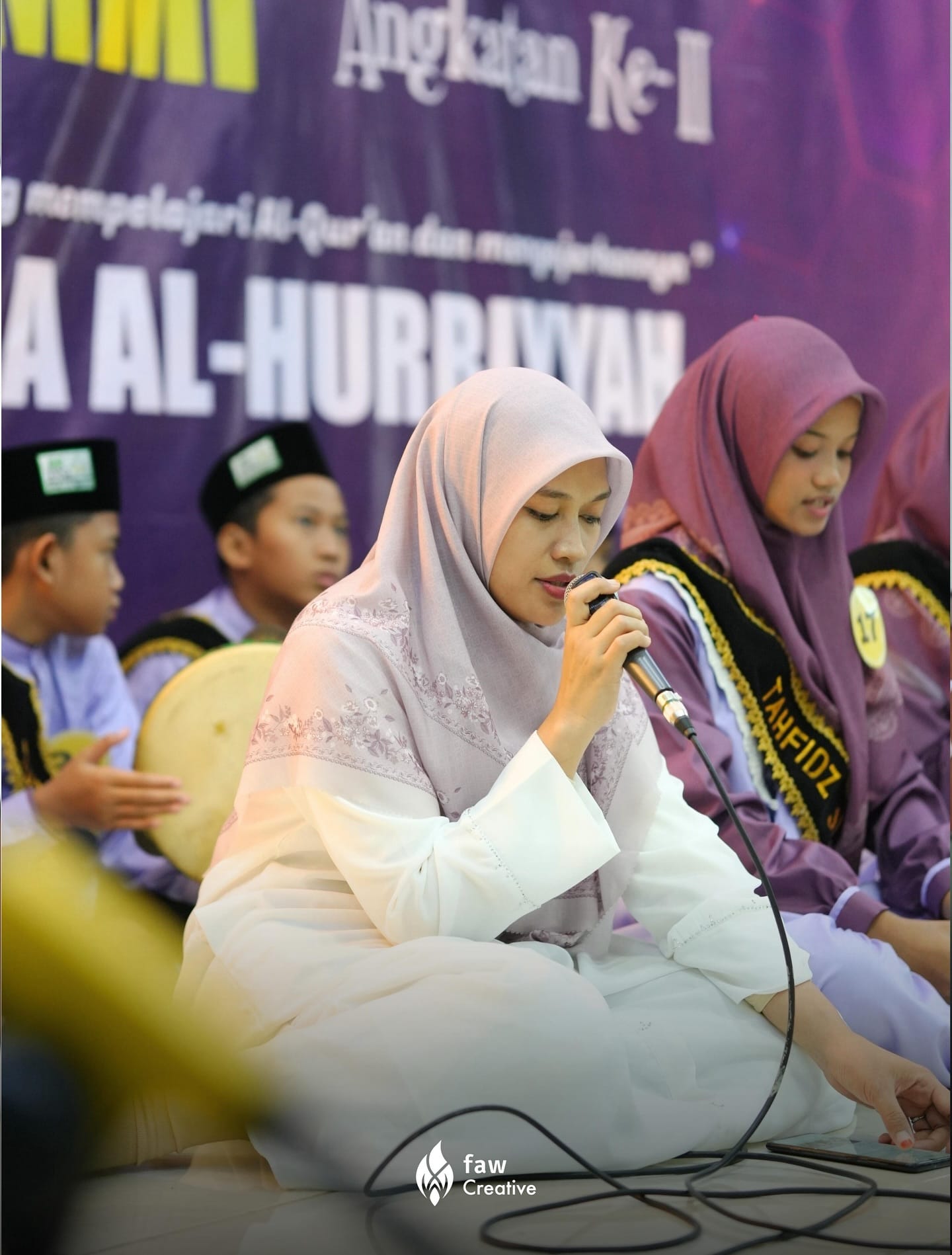 Khataman and imtihan ceremony of the Ummi method, second cohort, TPQ Mushalla Al-Hurriyah Jakarta