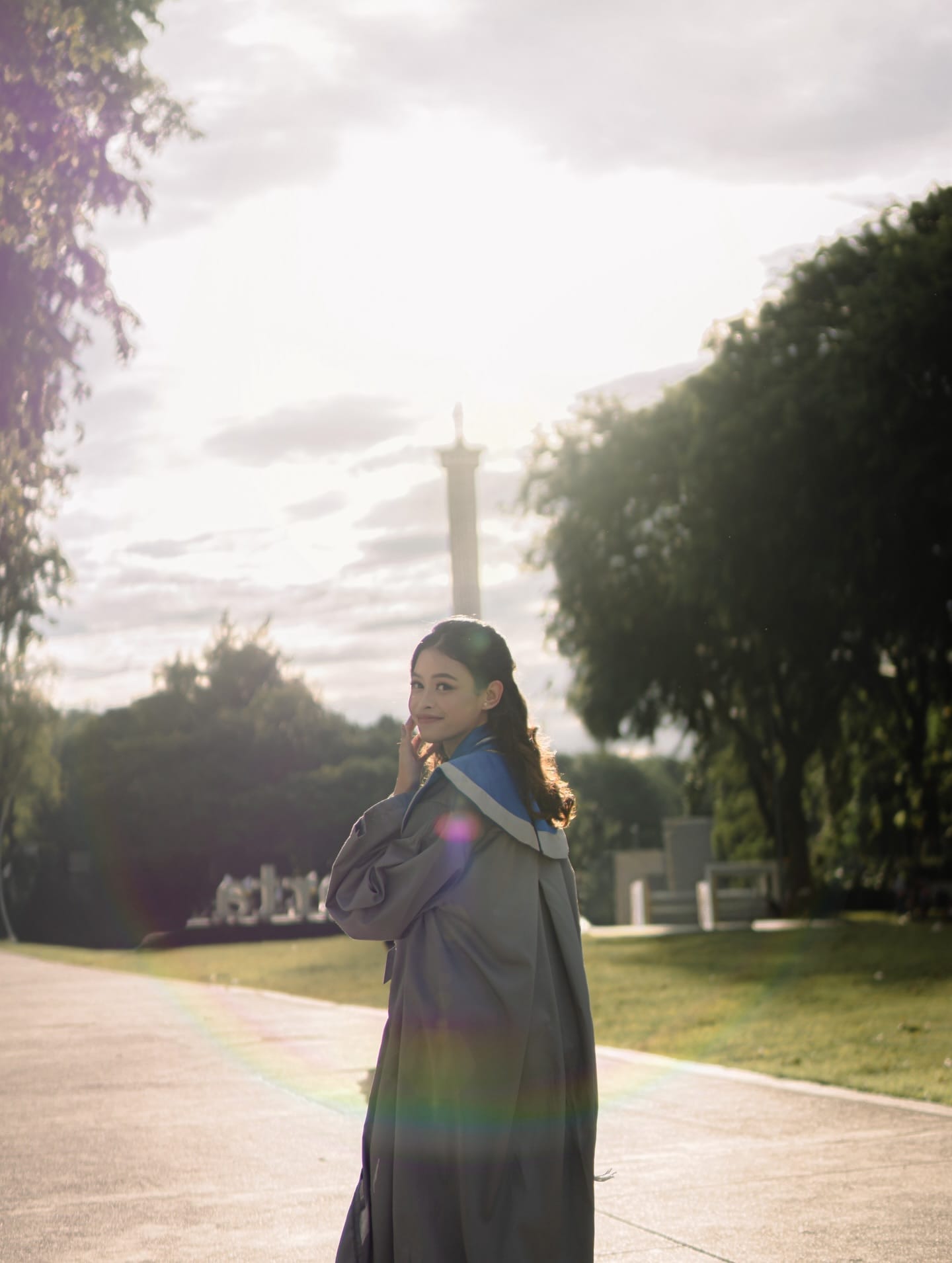 Graduation day portraits at Lapangan Banteng, from family moments to couple portraits
